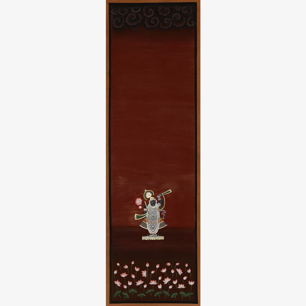 Vertical Miniature ShrinathJi Swaroop - 1 Art