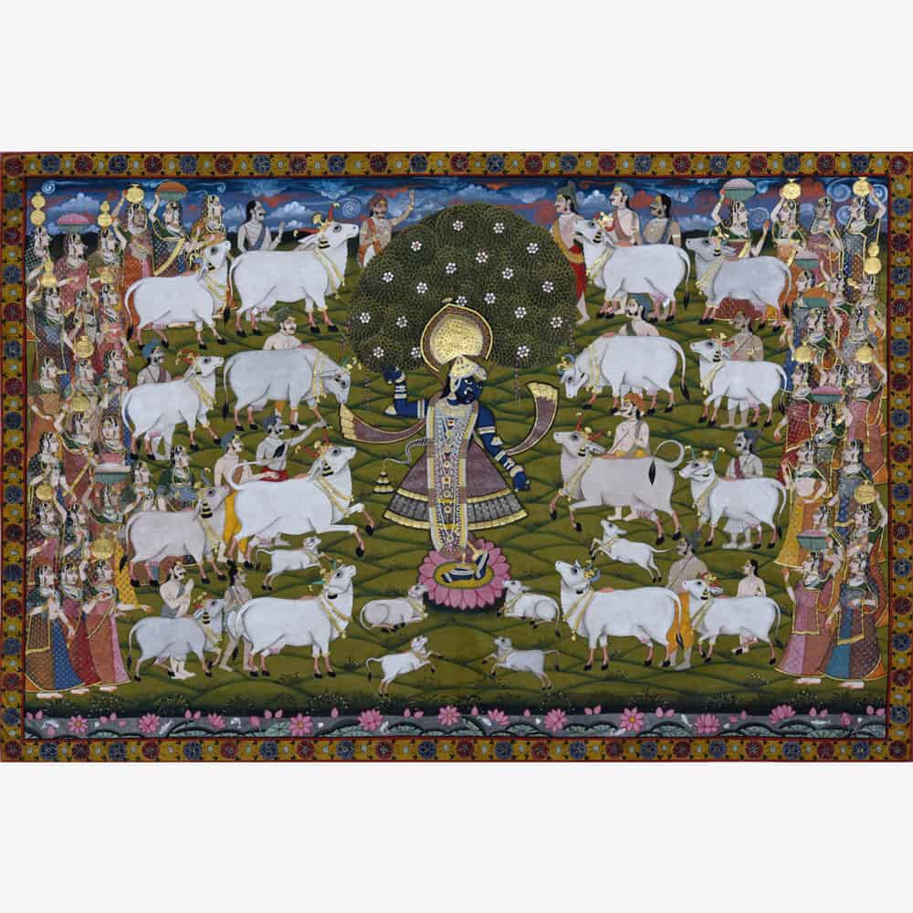 Krishna Shrinathji Swaroop: Embracing Dеvotion with Brajwasi and Cows