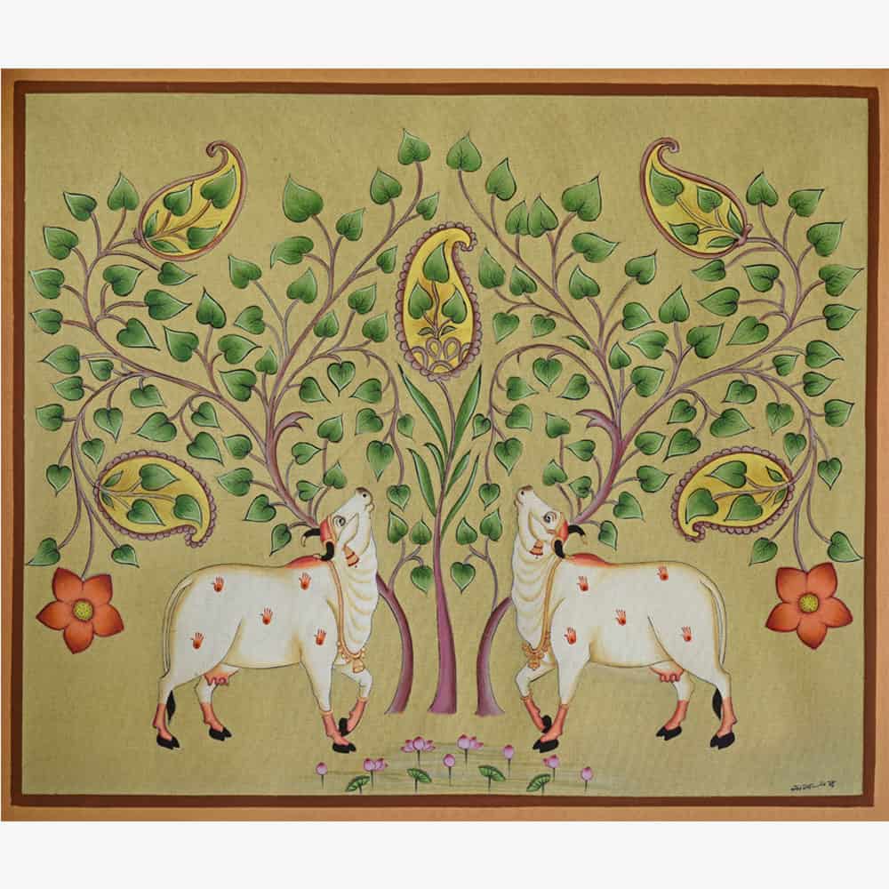 Kamdhenu - Prosperity 9: Golden Cows Art