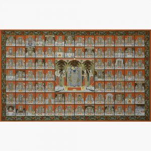 Discover the Orange Choryasi Swaroop Painting