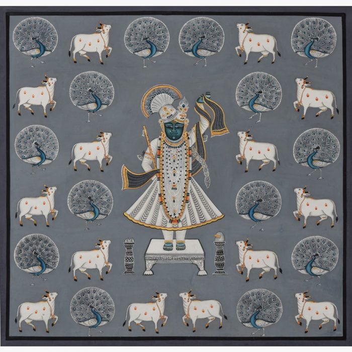 Discover Grey Shrinath Ji Swaroop Art
