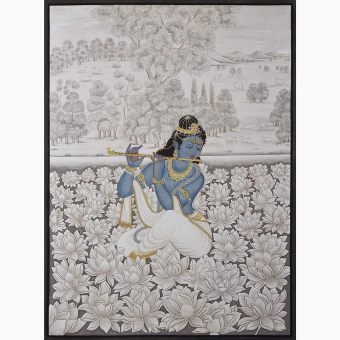 Neutral Krishna and Bansuri Bliss