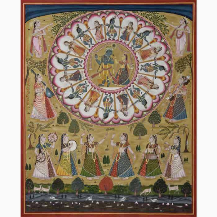 Enchanting Folk Raas: Radha-Krishna and the Joyful Gopis