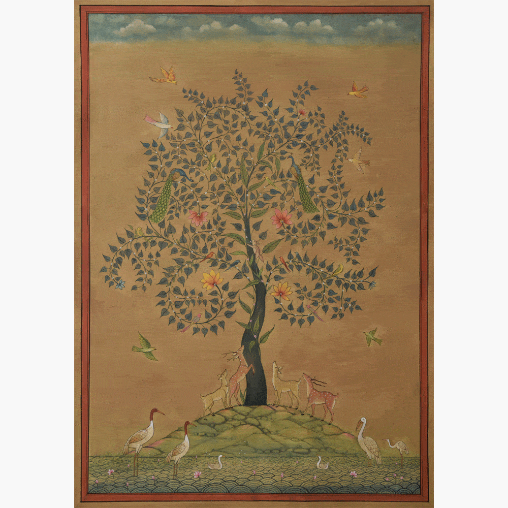 Kalpavriksha: A Tree of Wishes in a Painting