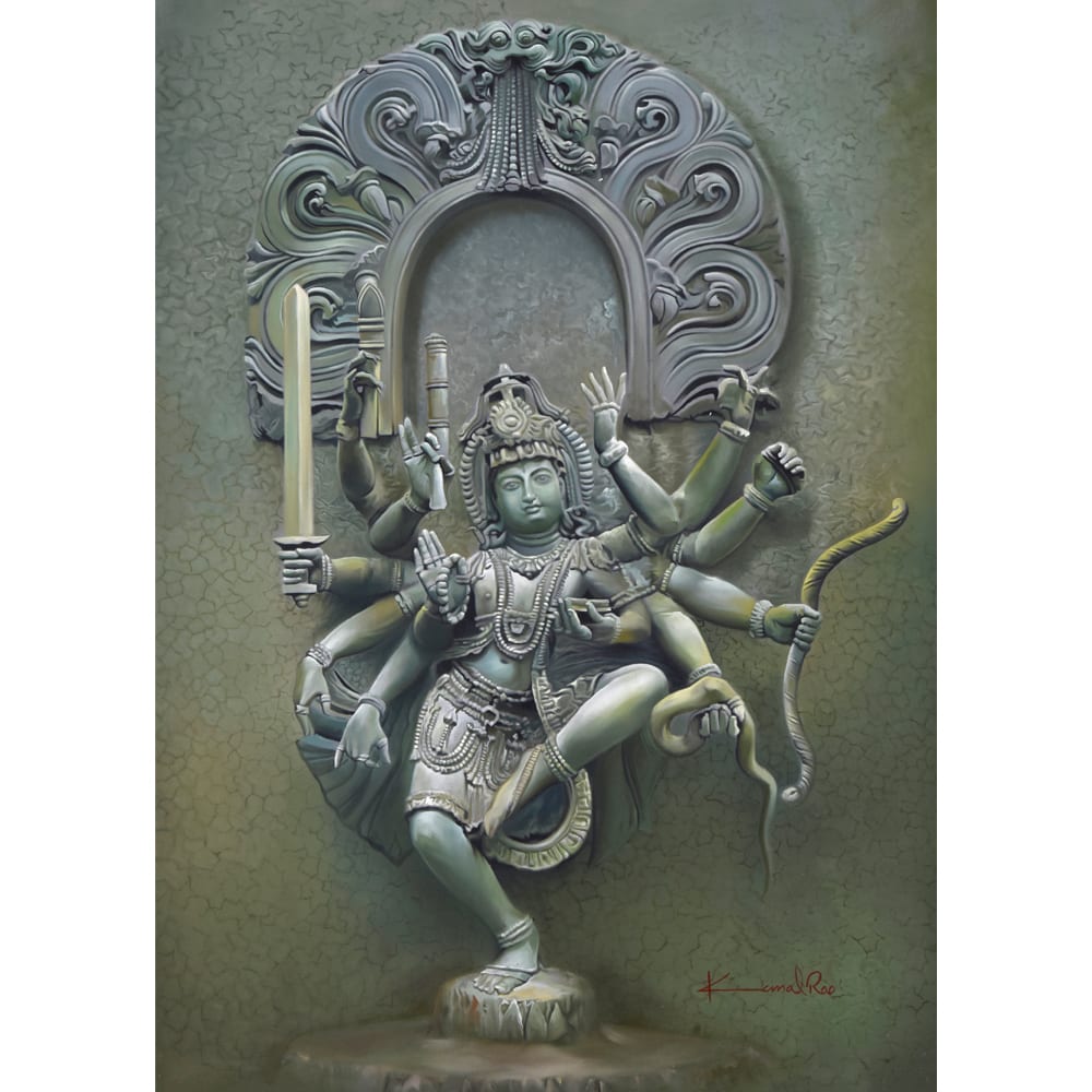 Sculpted Divinity: Lord Shiva's Presence